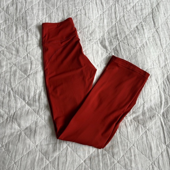 Lululemon Groove Super-High-Rise Flared Pant Nulu Cayenne Size 8 - Picture 3 of 10